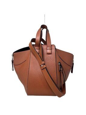 Loewe Super Hammock Shoulder Bag Small Brown